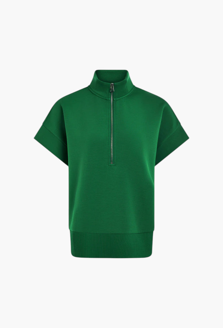 Verdant Green - Ritchie Short Sleeve Sweat - GLAM MODA