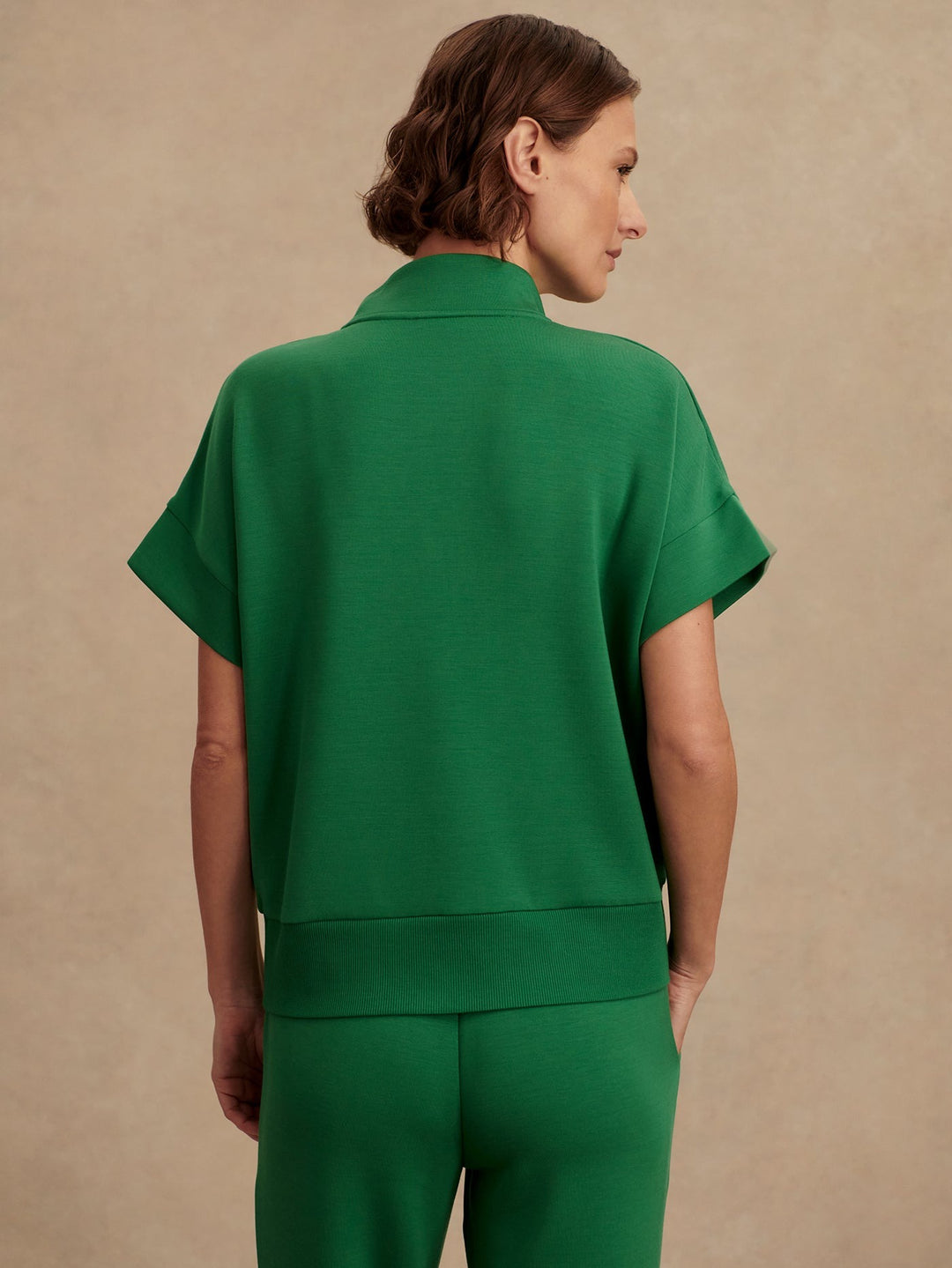 Verdant Green - Ritchie Short Sleeve Sweat - GLAM MODA