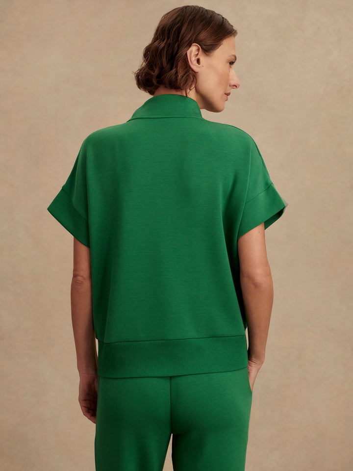 Verdant Green - Ritchie Short Sleeve Sweat - GLAM MODA