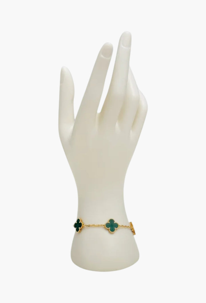 Vintage Alhambra 5 Motifs Bracelet - GLAM MODA