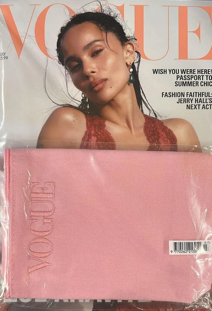Featuring Zoe Kravitz + Vogue Pouch Pink Color