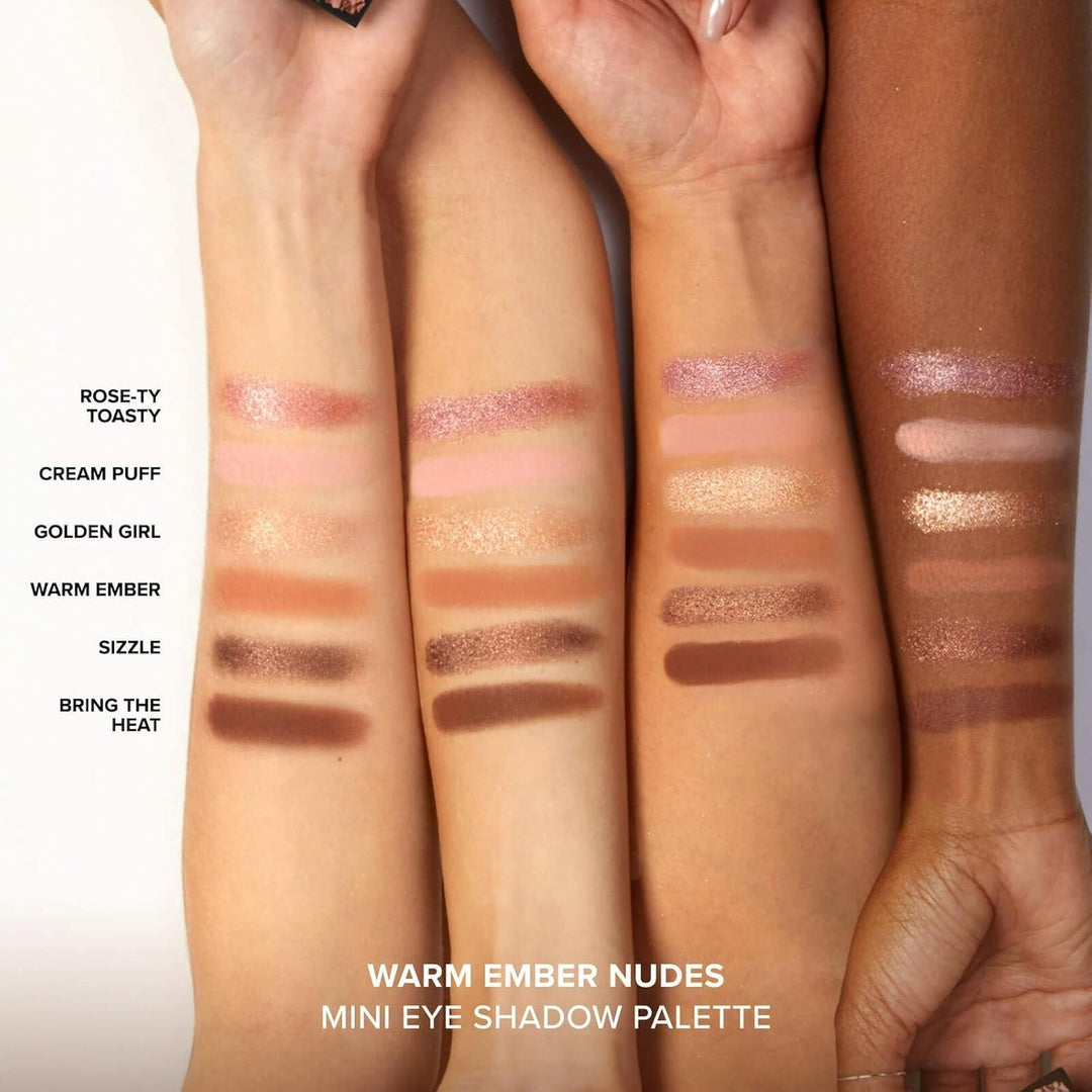 Warm Ember Nudes - Born This Way Complexion-Inspired Mini Eye Shadow Palettes - GLAM MODA