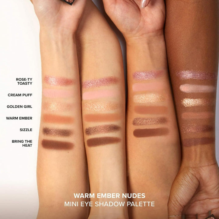 Warm Ember Nudes - Born This Way Complexion-Inspired Mini Eye Shadow Palettes - GLAM MODA