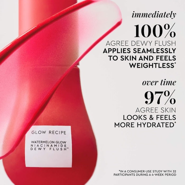 Watermelon Glow Niacinamide Dewy Flush - Brightening Serum Blush - GLAM MODA