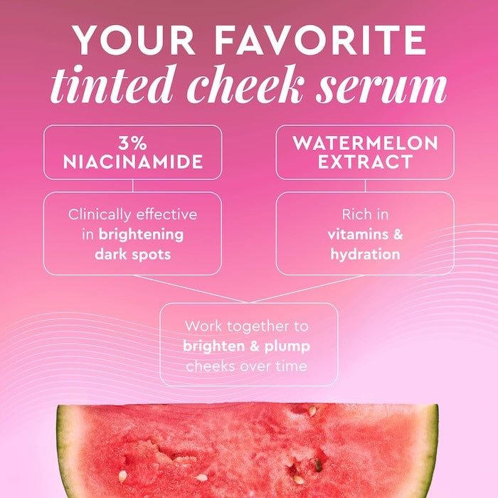 Watermelon Glow Niacinamide Dewy Flush - Brightening Serum Blush - GLAM MODA