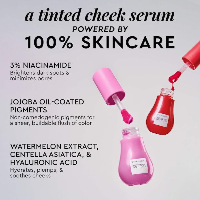 Watermelon Glow Niacinamide Dewy Flush - Brightening Serum Blush - GLAM MODA