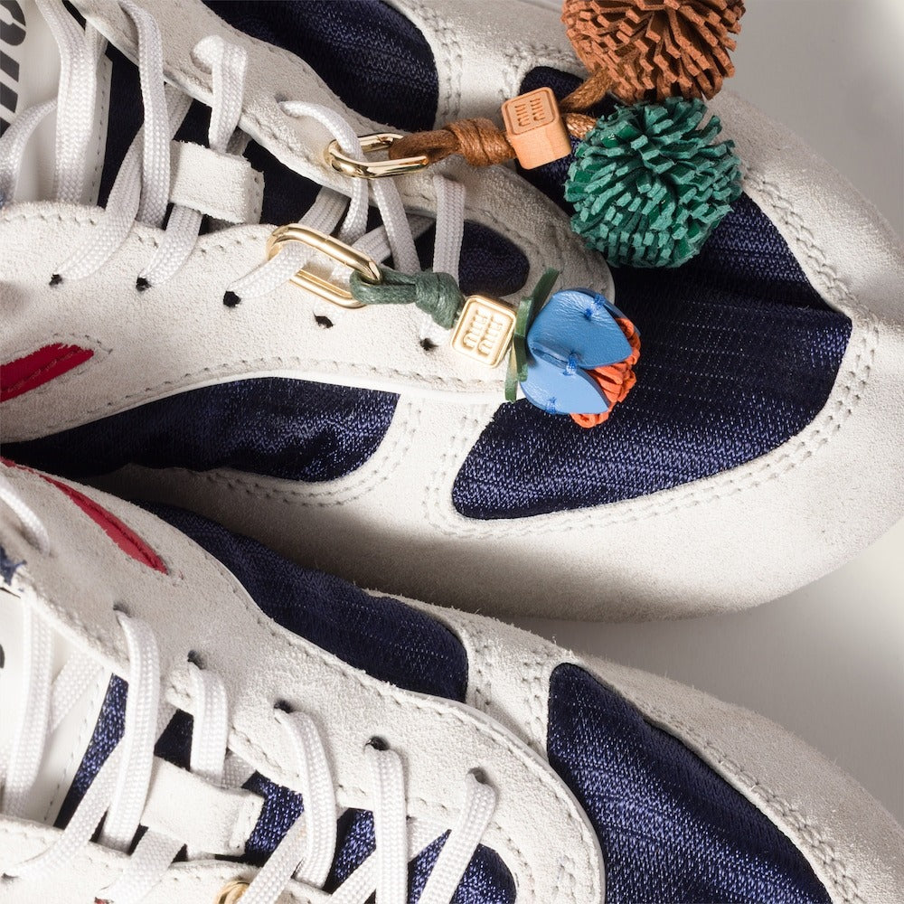 Wave/Orange - Leather Micro Trick - GLAM MODA