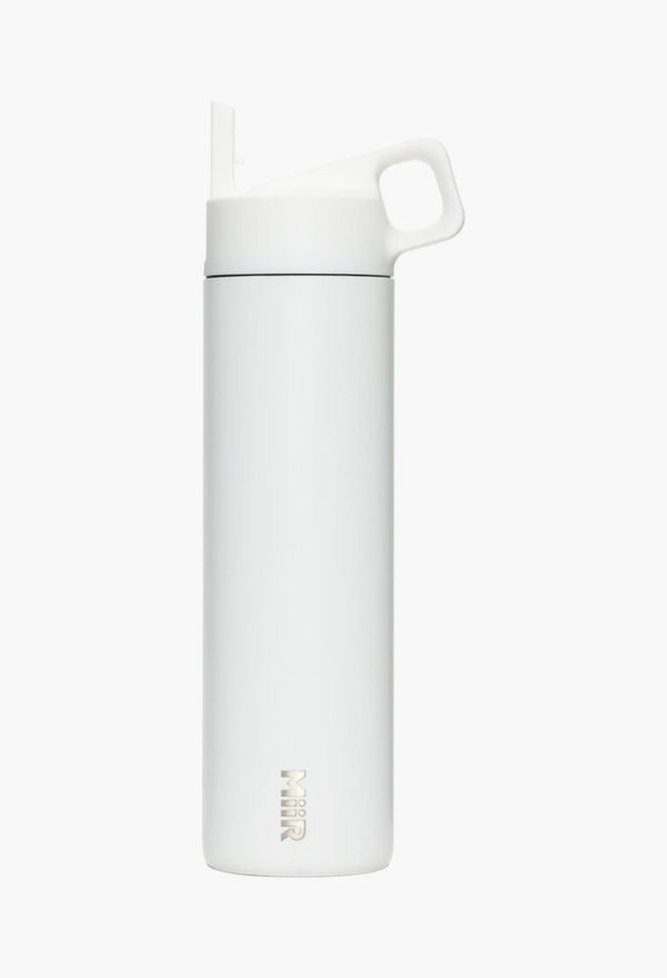 White - Straw Bottle