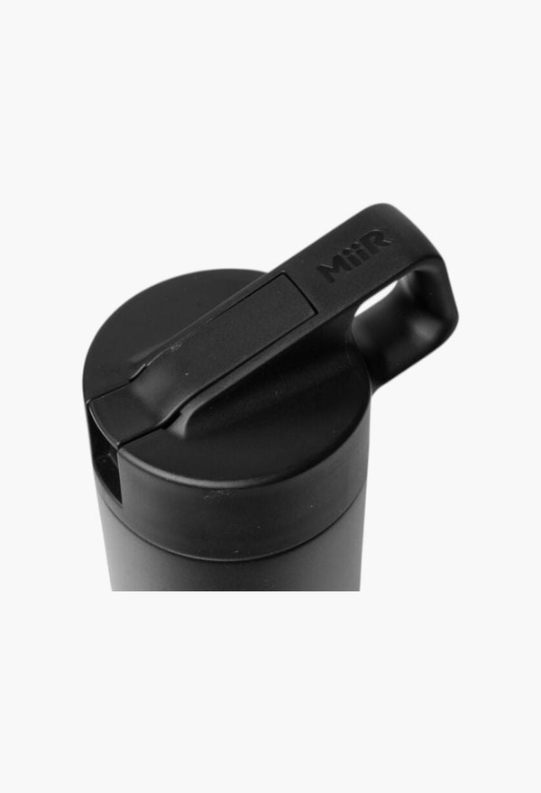 Black - Straw Bottle