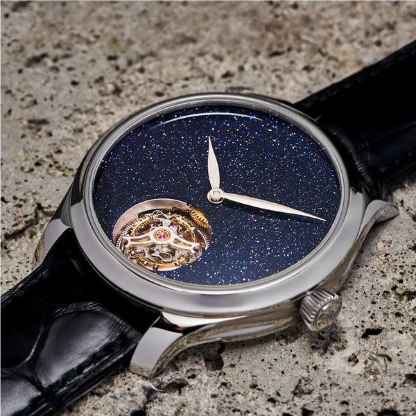 Endeavour Aventurine Tourbillon Steel