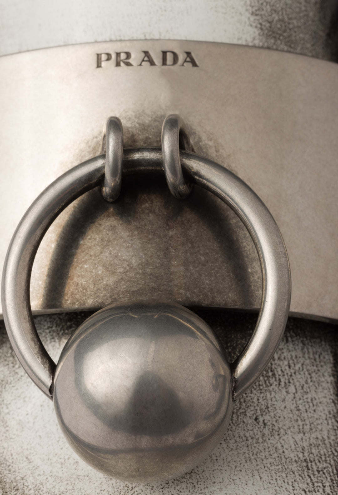 White - Brushed Leather Loafers With Metal Details - GLAM MODA