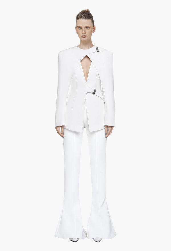 White - Deconstructed Trousers