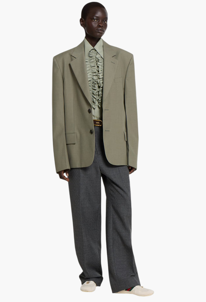 White GG Canvas - Women's Gucci Shift Sneaker - GLAM MODA