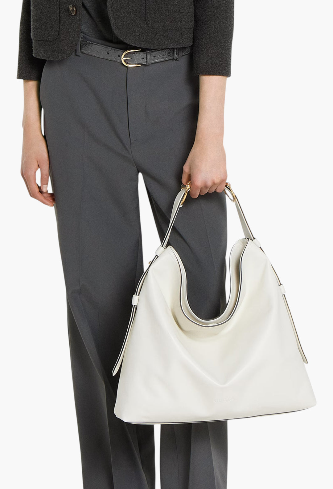 White Leather - Gucci Beatrix Large Tote Bag - GLAM MODA