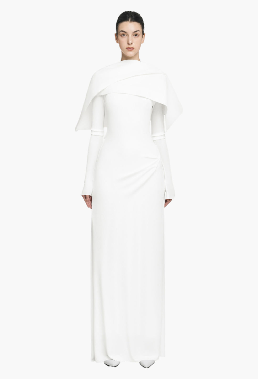 White - Lela Dress - GLAM MODA
