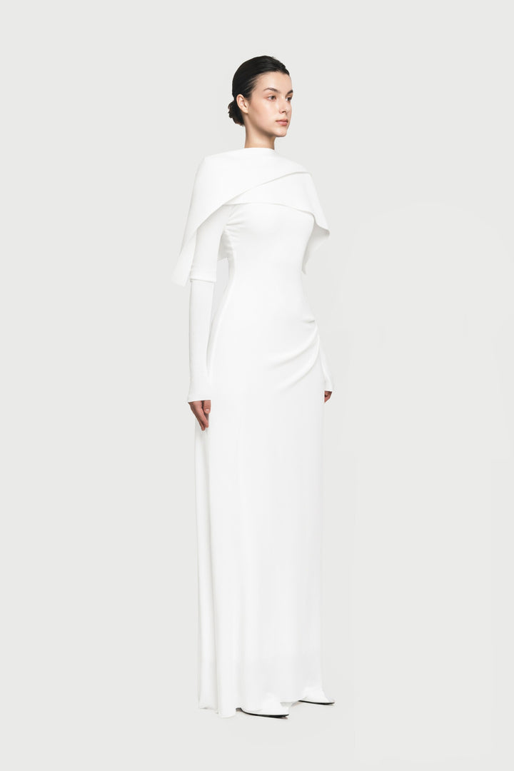 White - Lela Dress - GLAM MODA