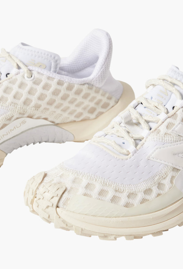 White - Minimus Rubber-Trimmed Mesh Sneakers