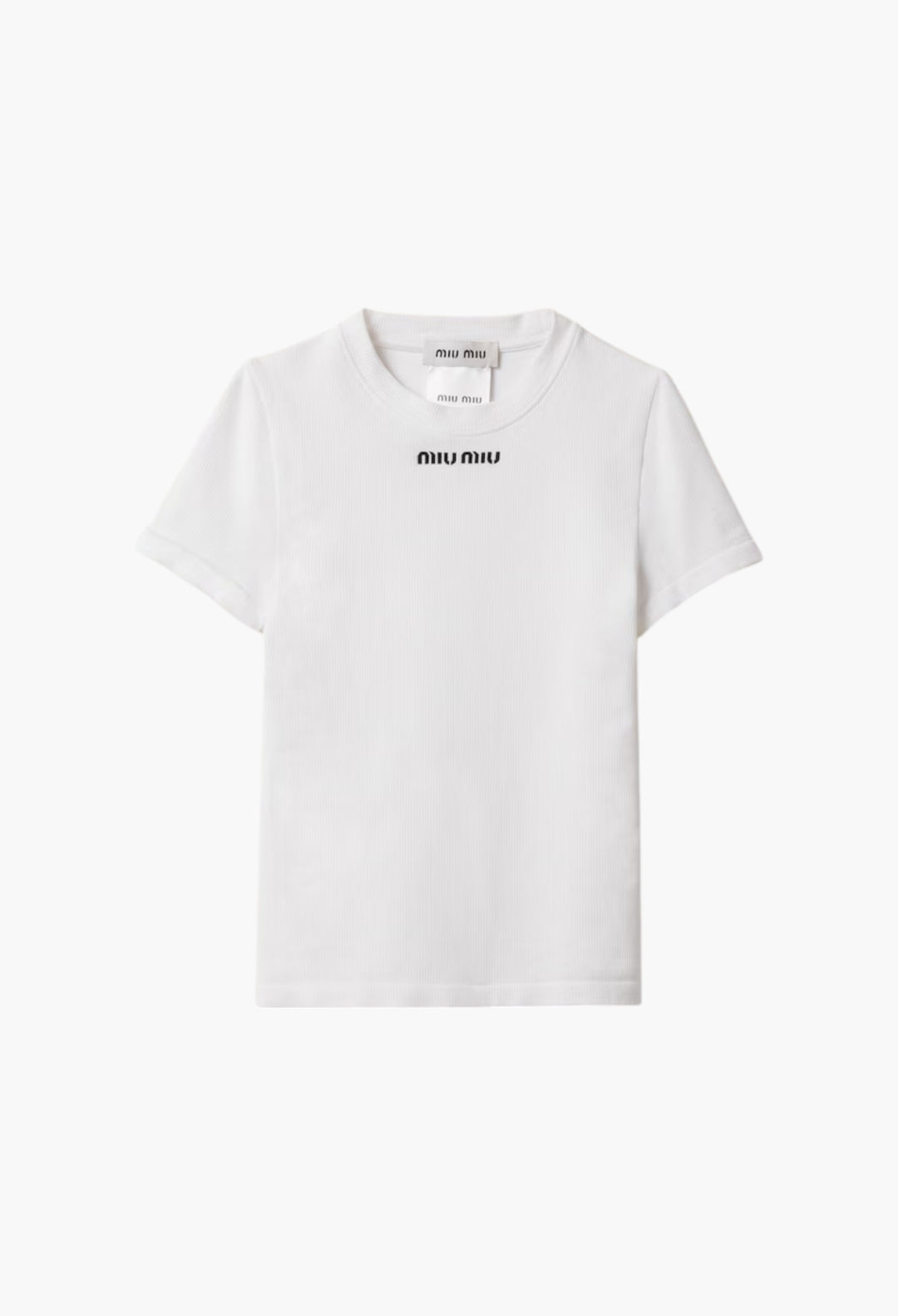 White - Seamless T-shirt - GLAM MODA