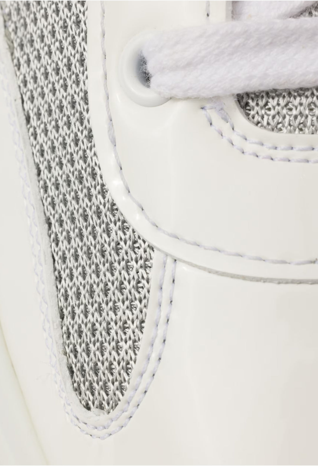 White/Silver - Prada America's Cup Biker Fabric Sneakers - GLAM MODA