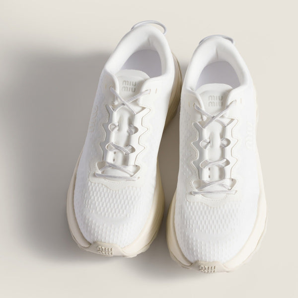 White - Technical Fabric Sneakers