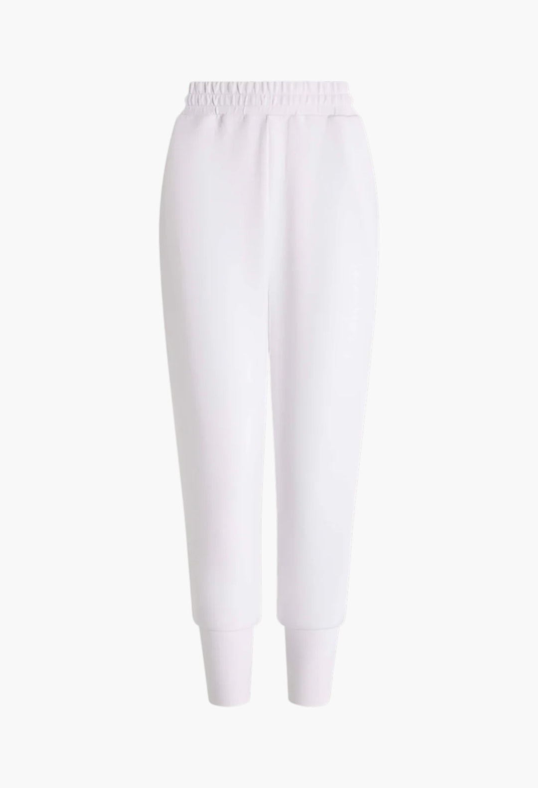 White - The Slim Cuff Pant 25" - GLAM MODA