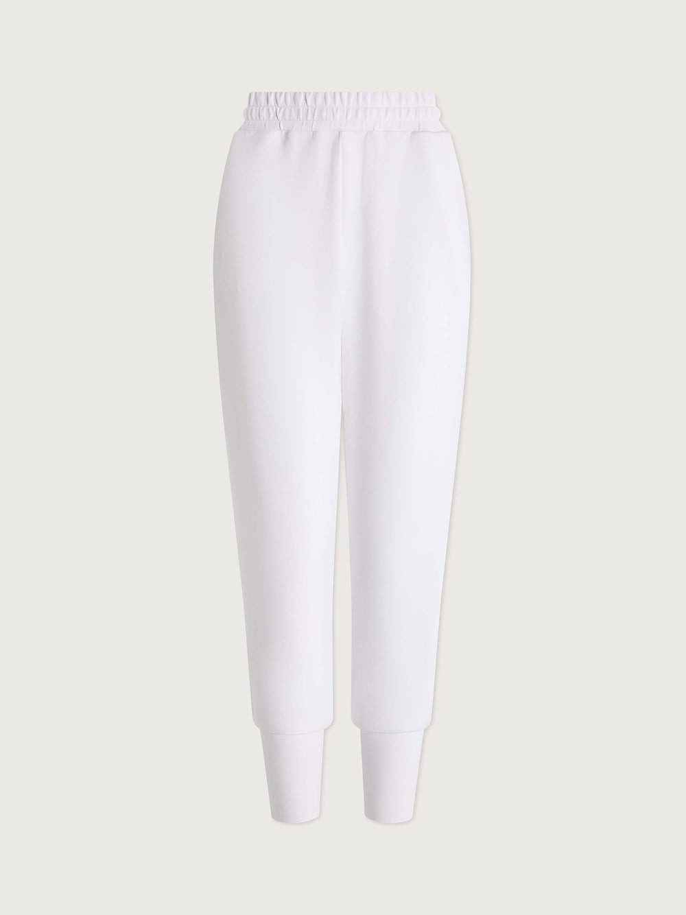White - The Slim Cuff Pant 25" - GLAM MODA