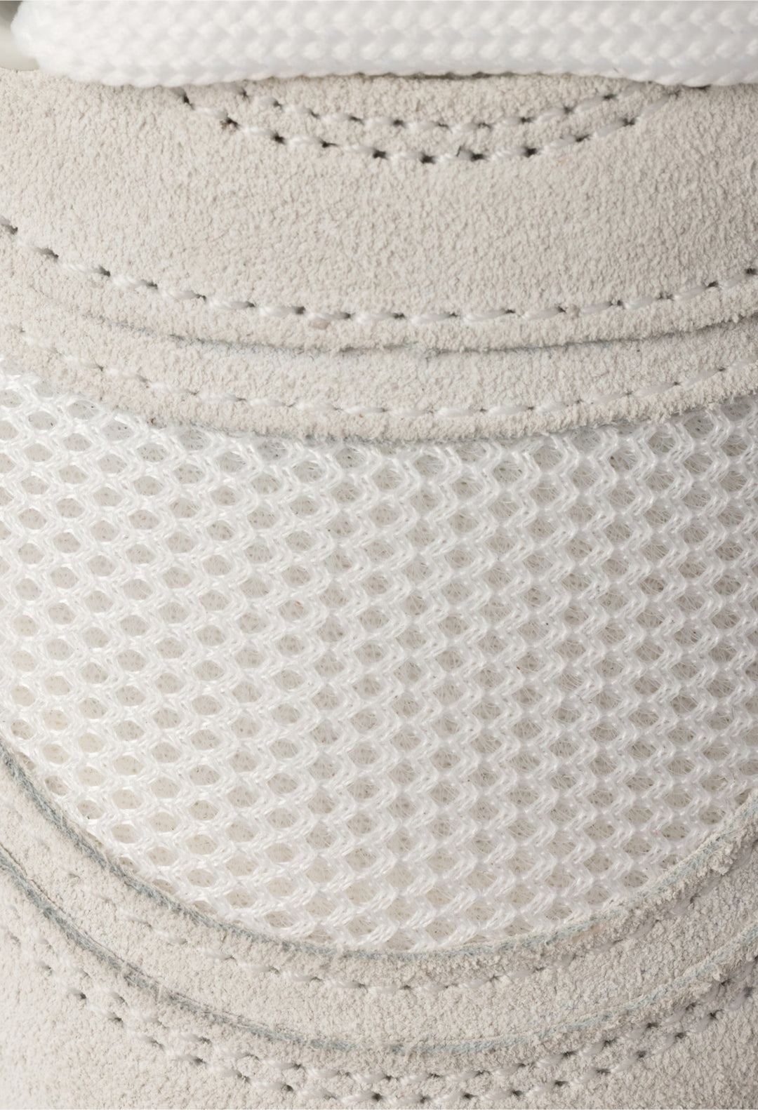 White - Trail Mesh Fabric And Suede Mules - GLAM MODA