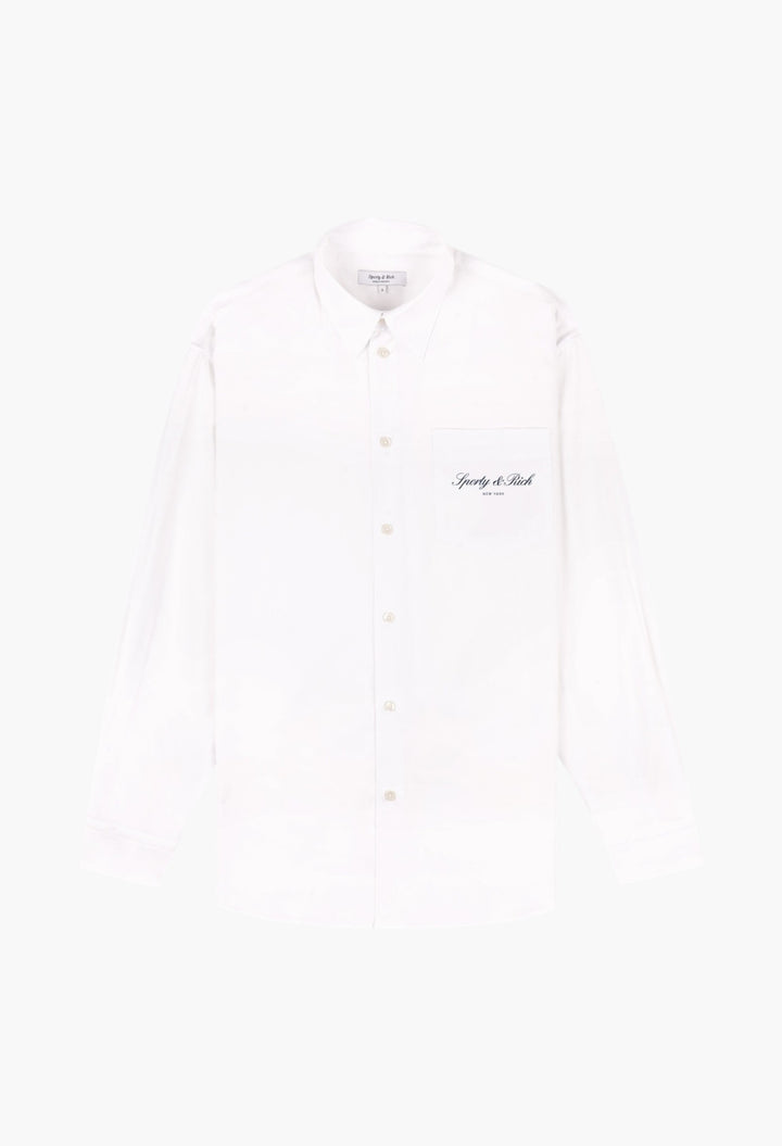 Signature NY Oversized Shirt - GLAM MODA
