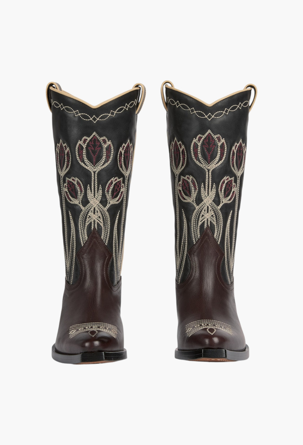 Women's Boot With Embroidery - GLAM MODA