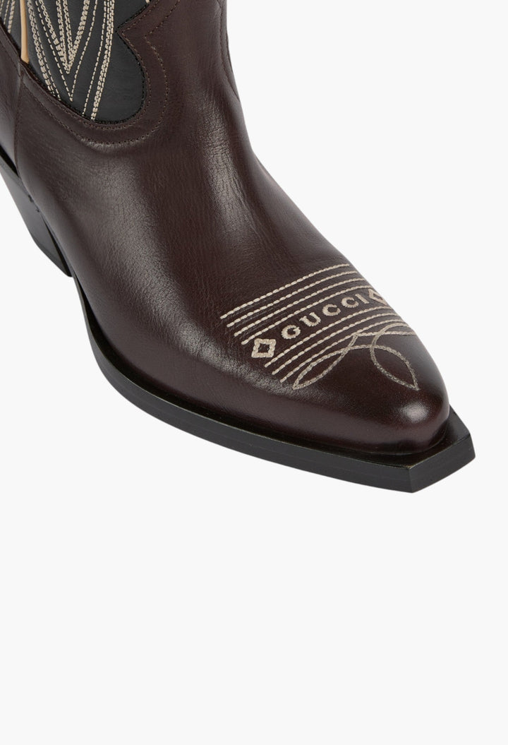 Women's Boot With Embroidery - GLAM MODA