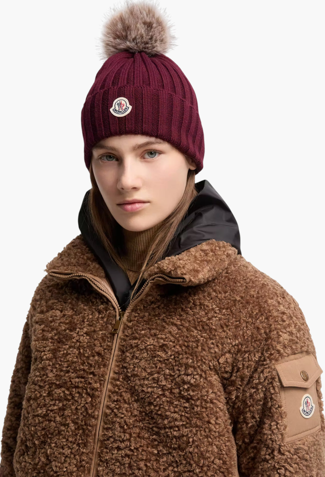 Wool Beanie With Pom Pom - GLAM MODA