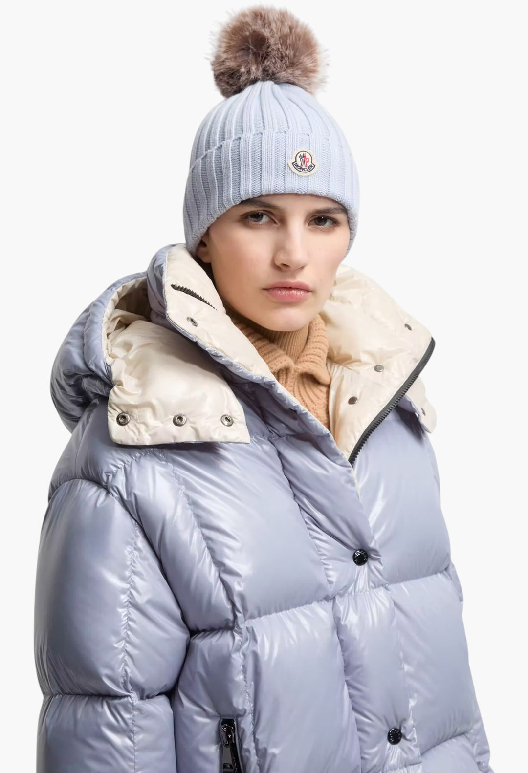 Wool Beanie With Pom Pom - GLAM MODA