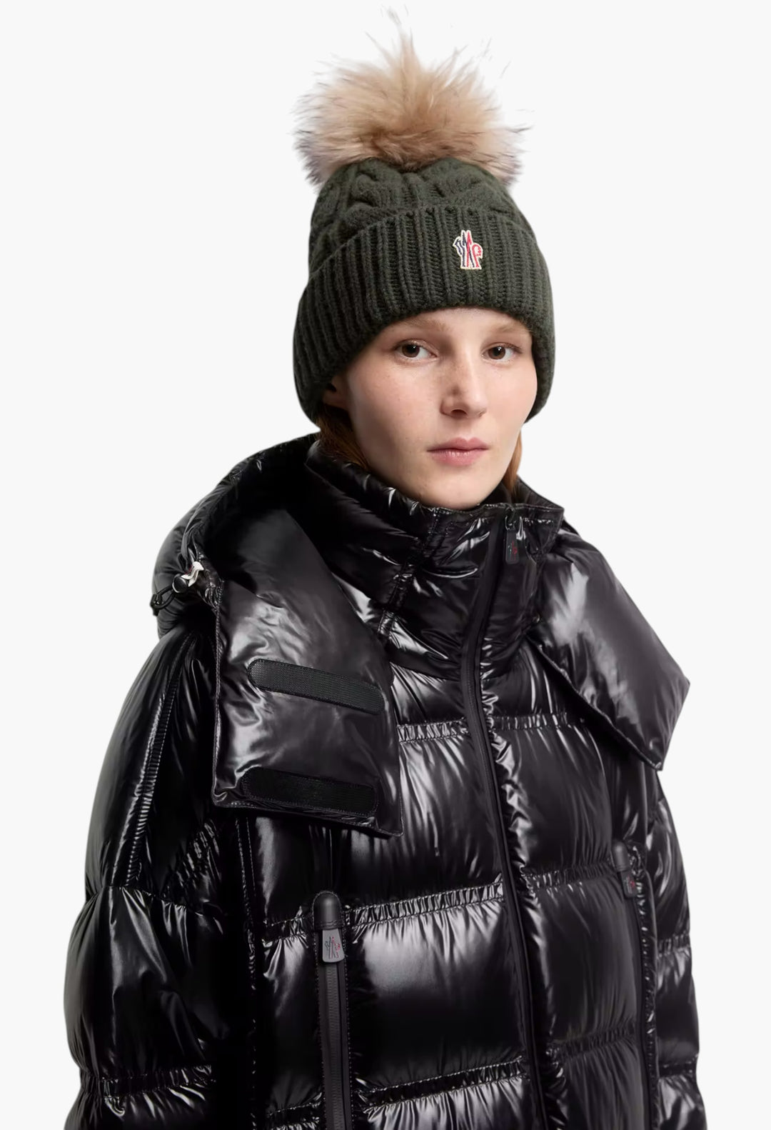 Wool & Cashmere Beanie With Pom Pom - GLAM MODA