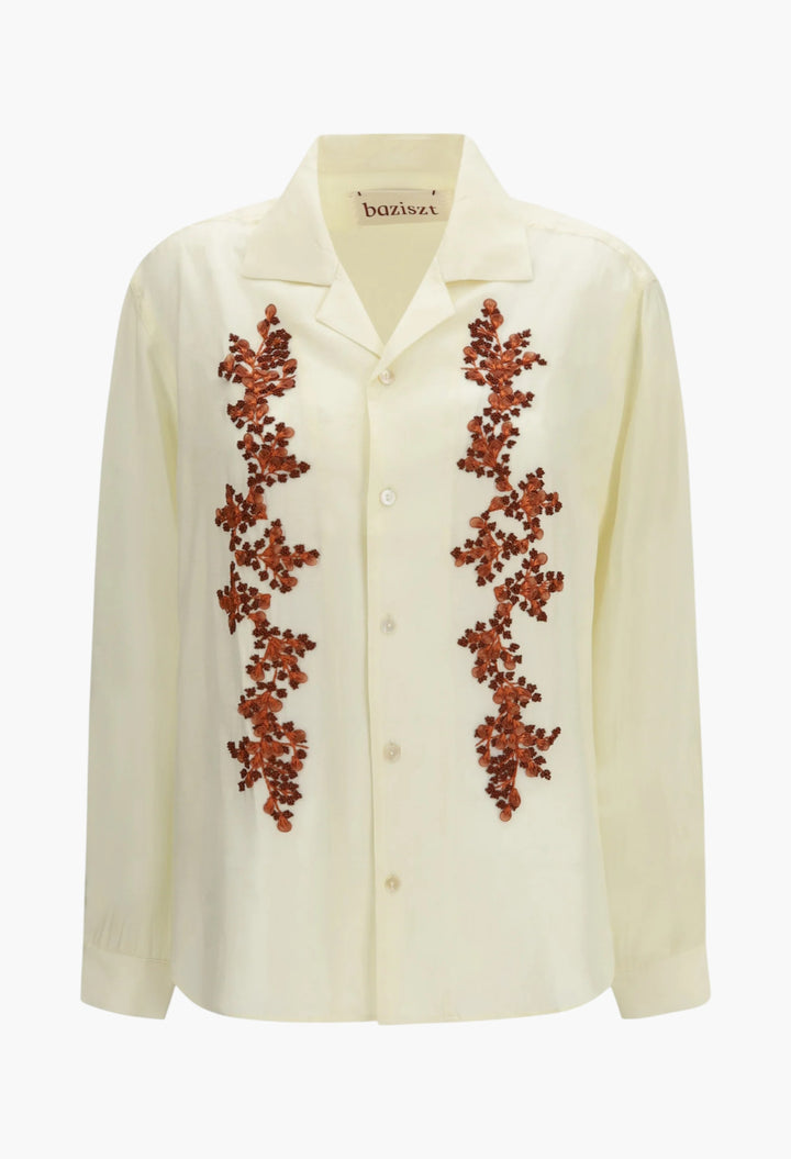Floral Embroidered Shirt - GLAM MODA