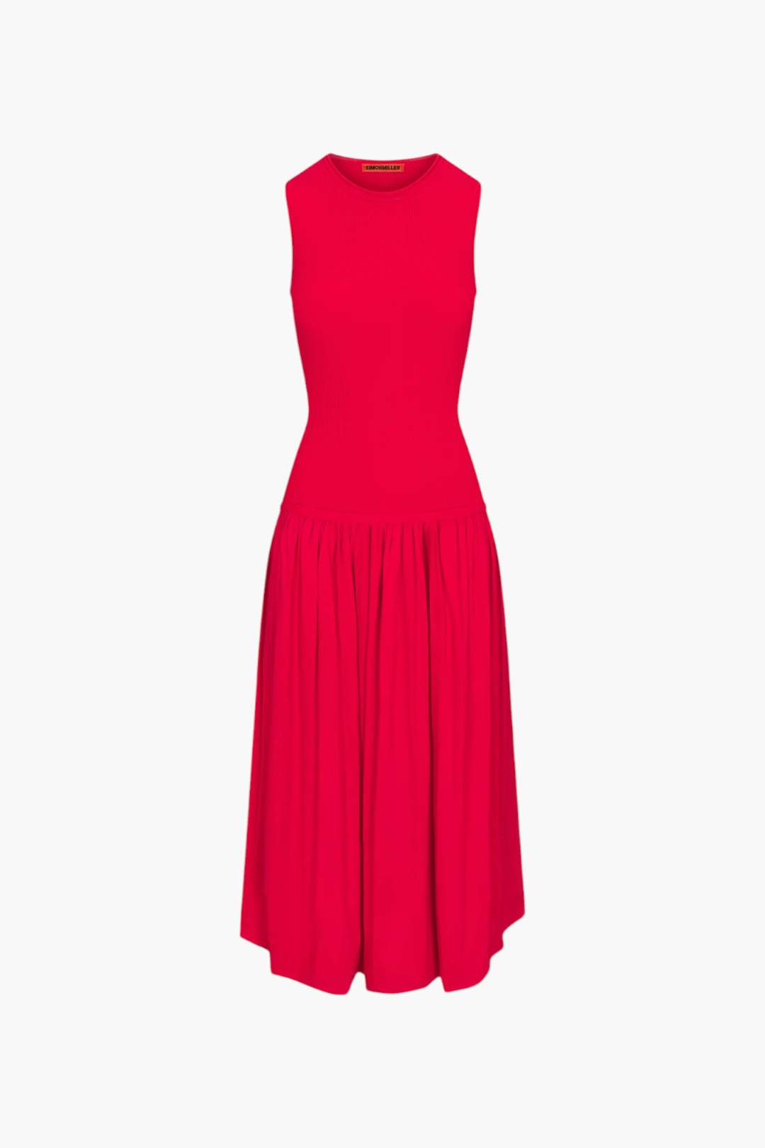 Yanez Poplin Combo Dress - GLAM MODA