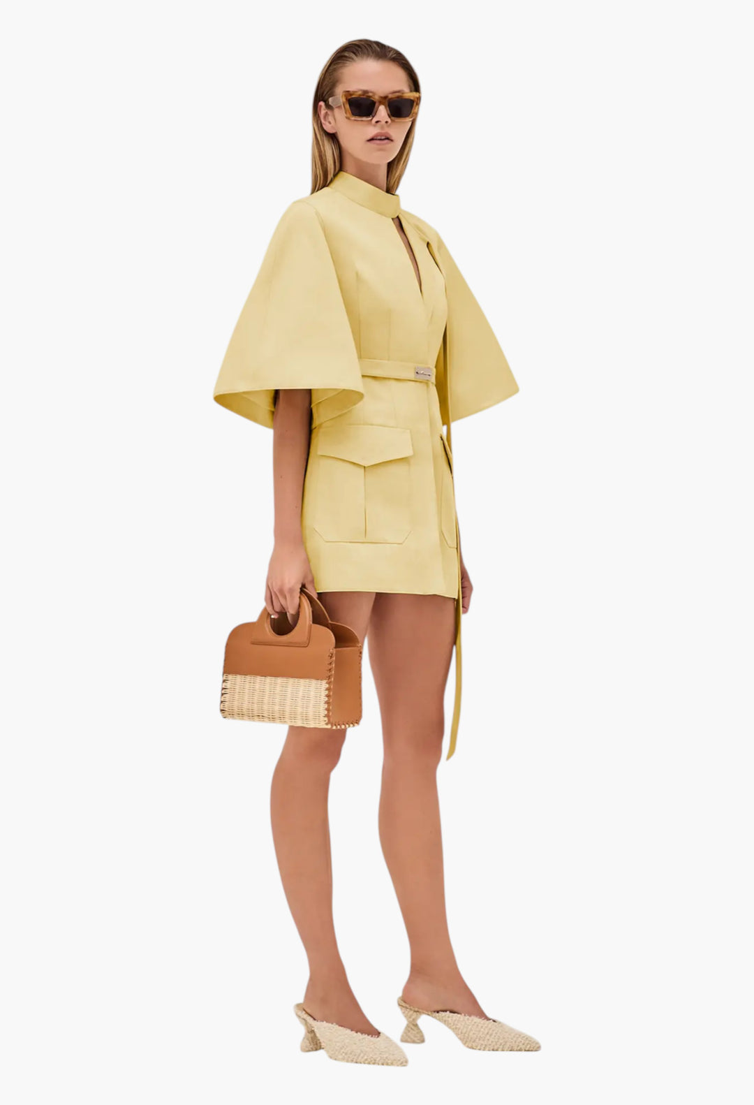 Yellow - Corya Dress - GLAM MODA