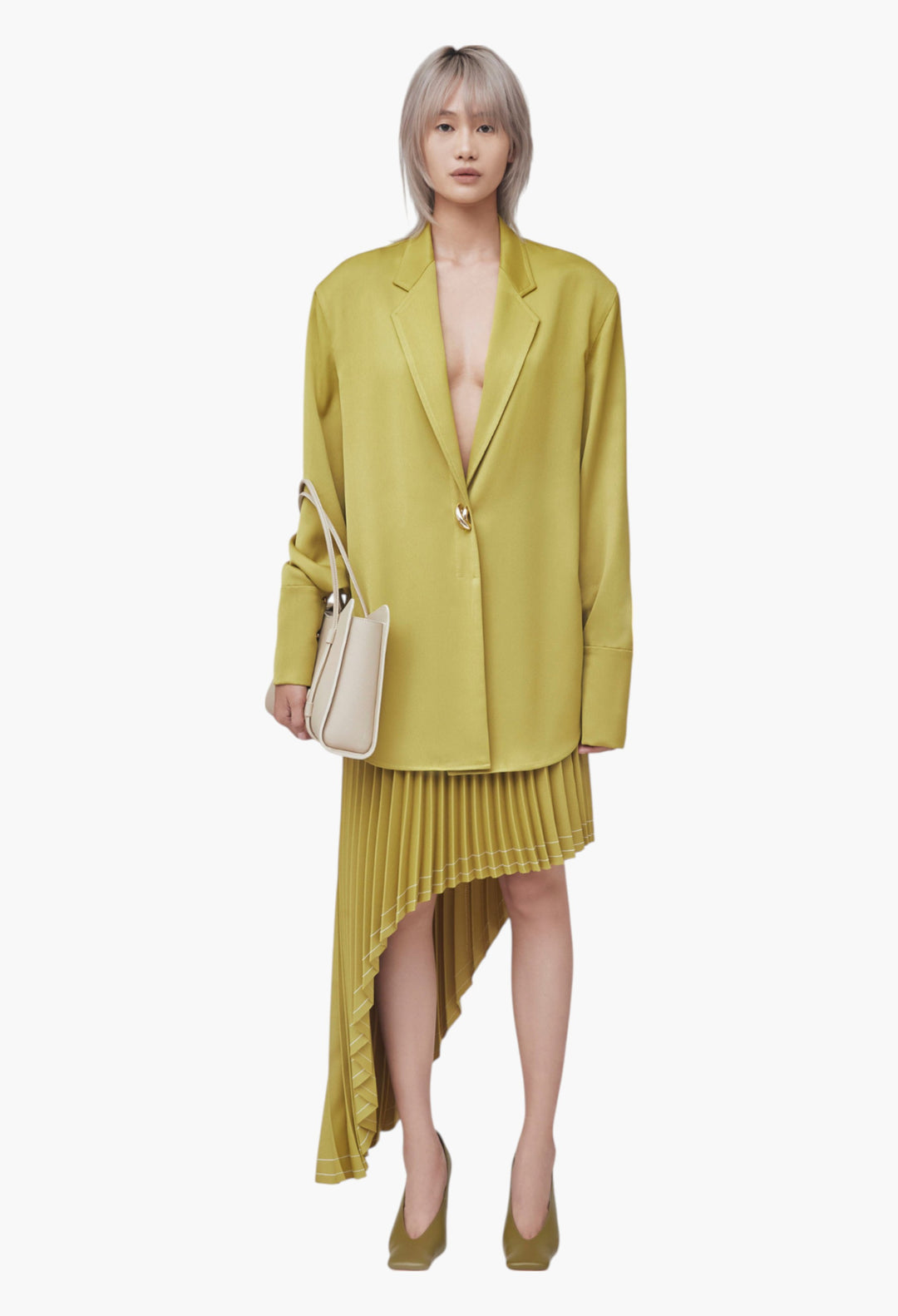 Yellow Green - Evelin Top - GLAM MODA