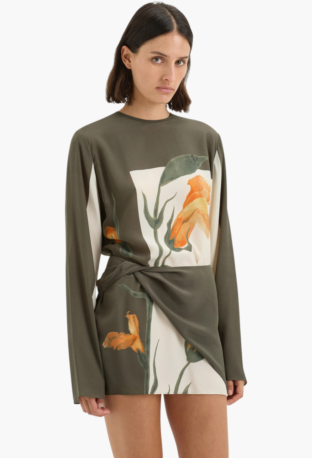 Constance Twist Mini Dress - GLAM MODA