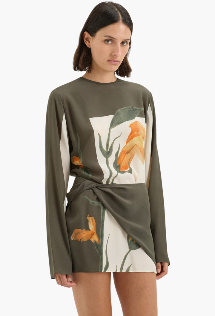 Constance Twist Mini Dress - GLAM MODA