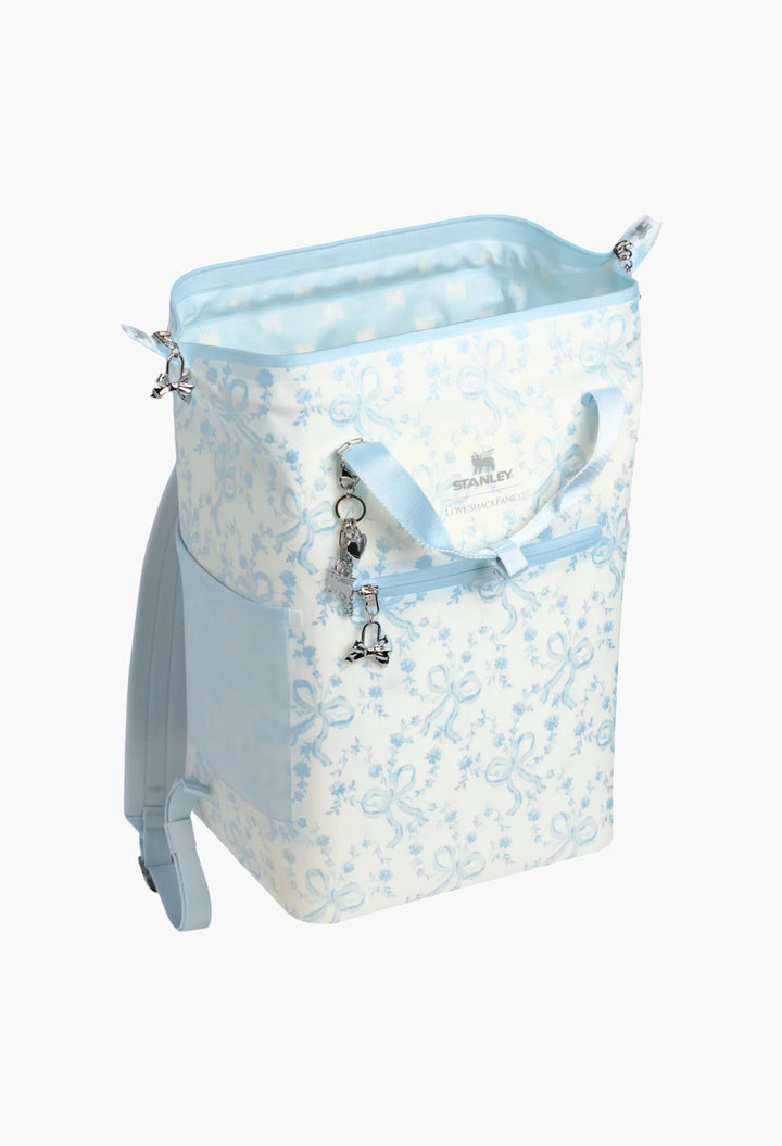 Stanley 1913 x LoveShackFancy Holiday All Day Madeleine Mini Cooler Backpack | 20 Can | 14 QT | 13.2 L - GLAM MODA