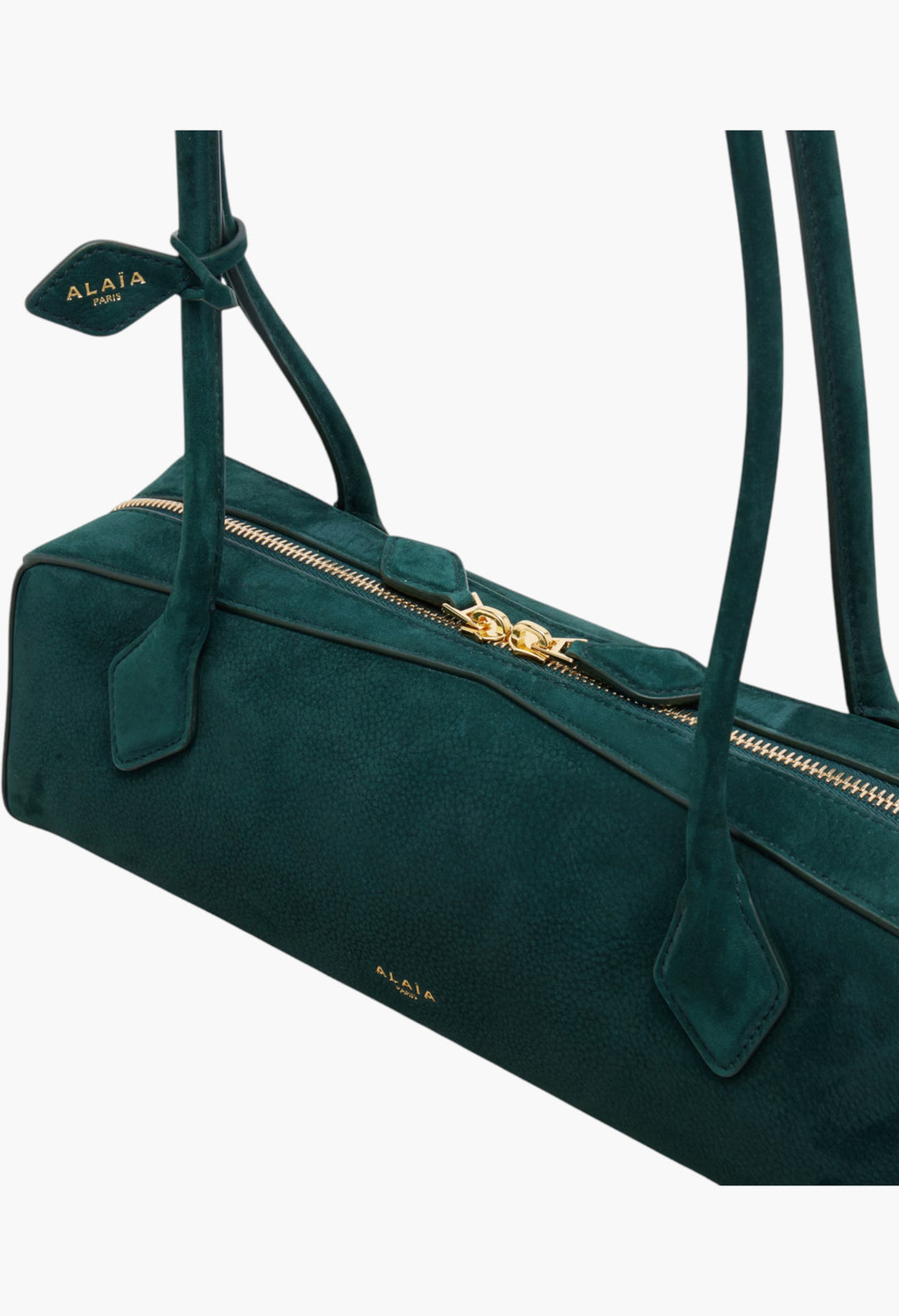 Le Teckel Medium Suede Shoulder Bag - GLAM MODA