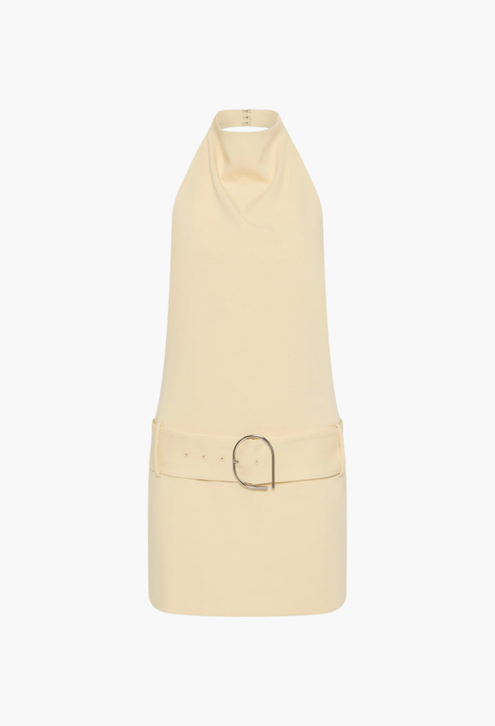 Sabina Belted Mini Dress - GLAM MODA