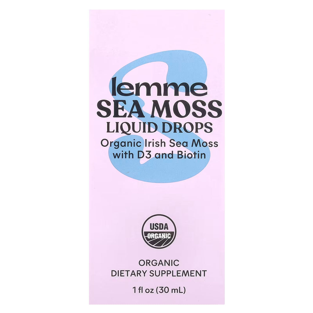 Lemme, Organic Sea Moss Liquid Drops - GLAM MODA