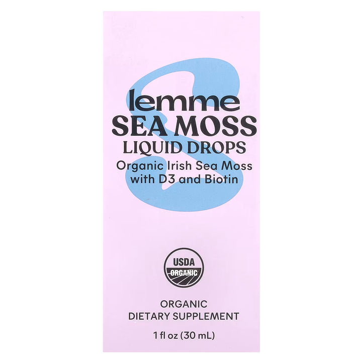 Lemme, Organic Sea Moss Liquid Drops - GLAM MODA