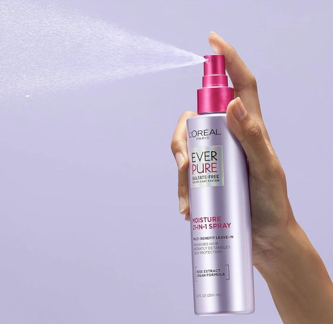 L'Oreal Paris 21-in-1 Leave In Conditioner Spray, Sulfate Free, Vegan
