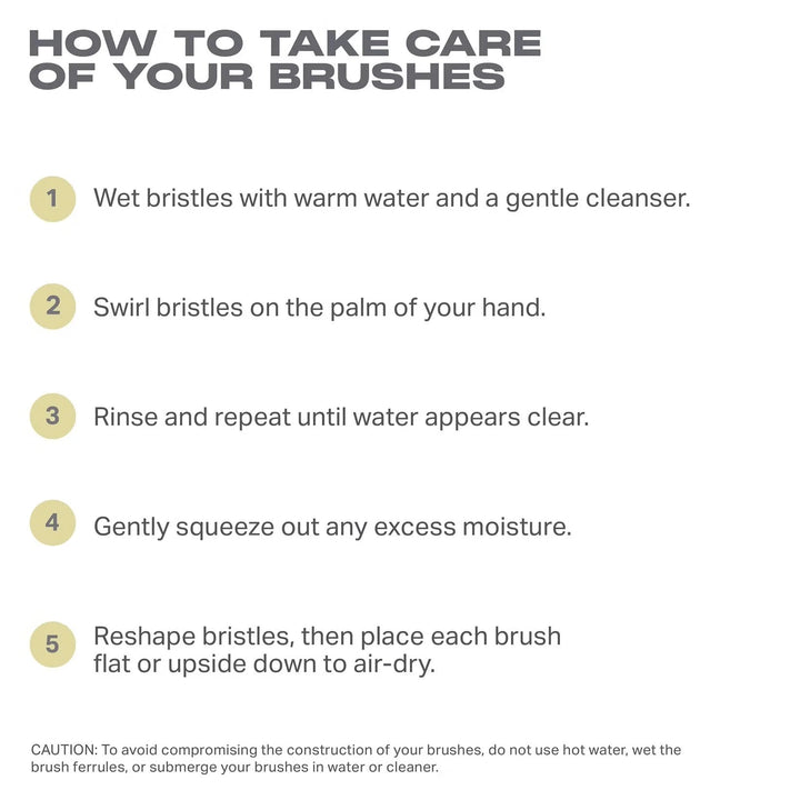 Morphe buttery blends - 6 piece travel brush set