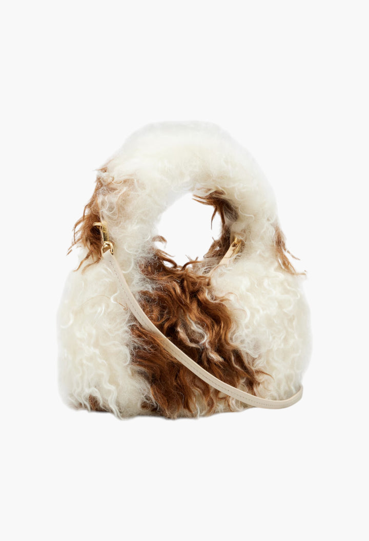 Wander Cow-Print Shoulder Bag