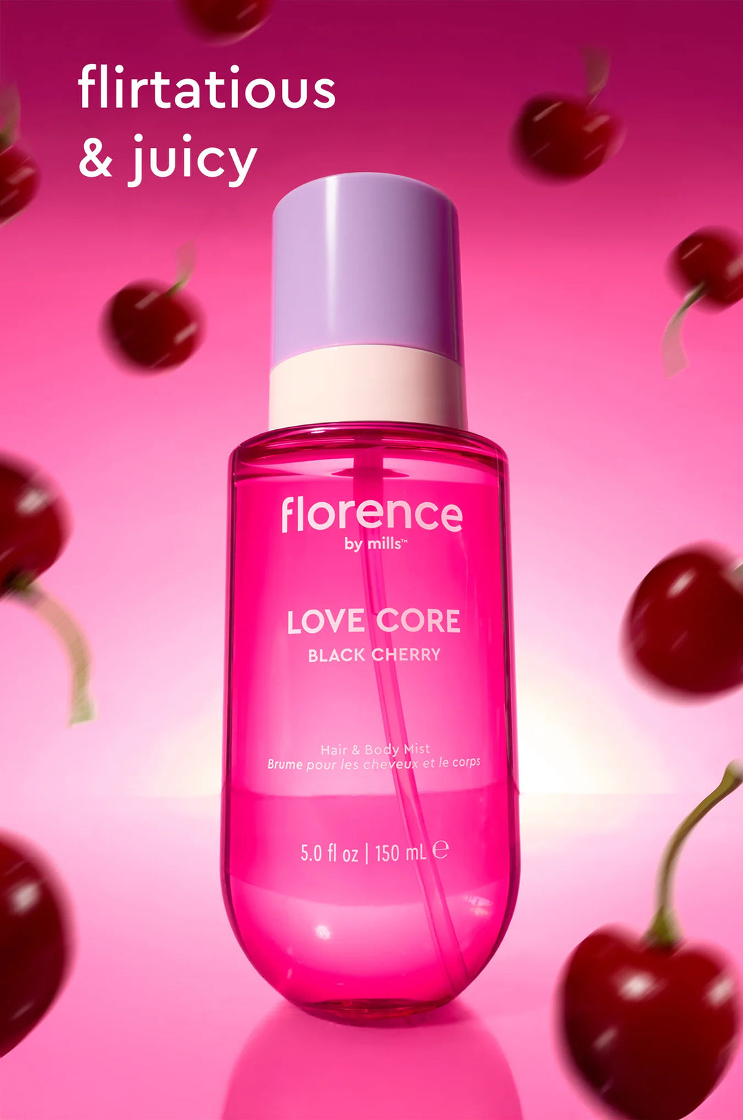 Love Core Black Cherry Hair & Body Mist - GLAM MODA