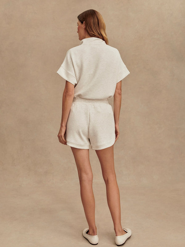 Ivory Marl - Ollie High-Rise Short 3.5''