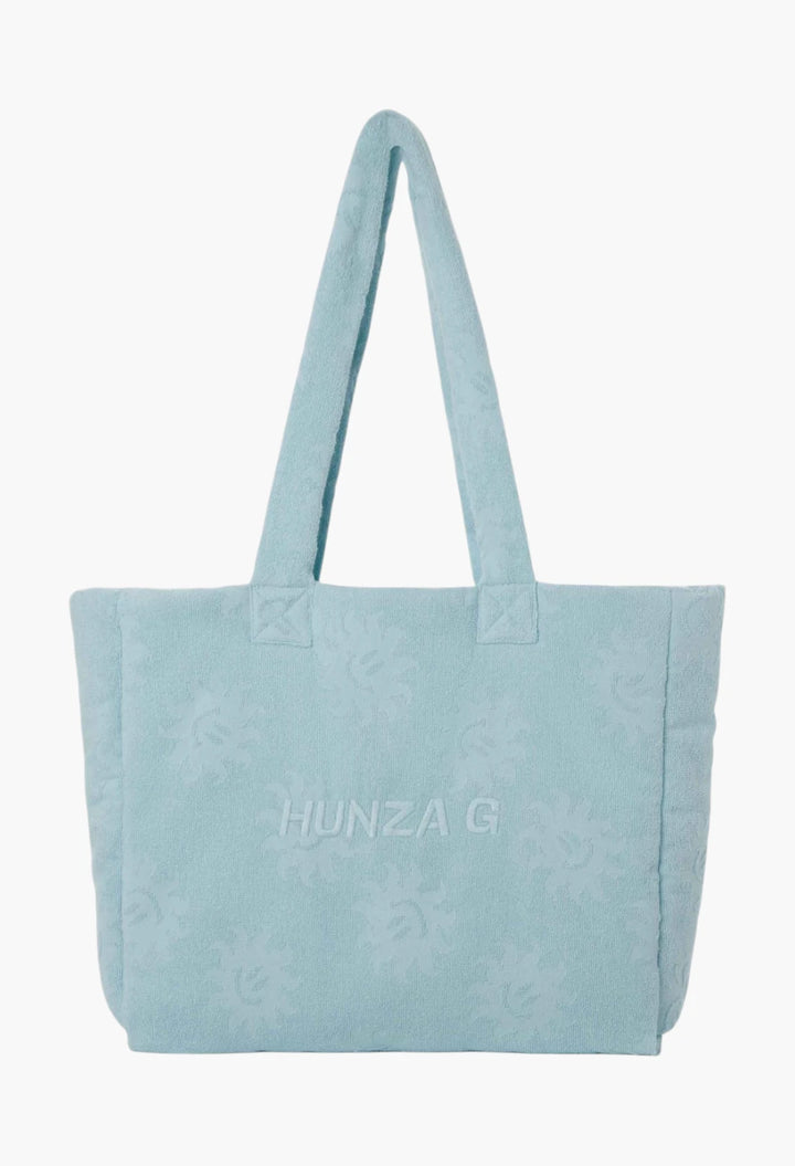 Sunny Towelling Beach Bag Ice Blue